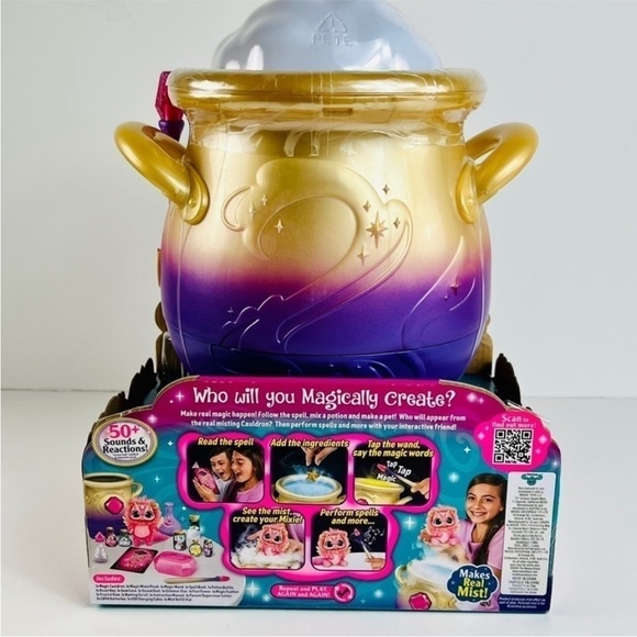 MAGIC Mixies Magical Misting Cauldron With Interactive Toy Pink - Picture 3 of 4
